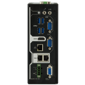 ARBOR ARES-5310 Fanless DIN-Rail Embedded System with Intel Atom x7-E3950 or Celeron N3350, 4 USB, 4 COM, HDMI/VGA